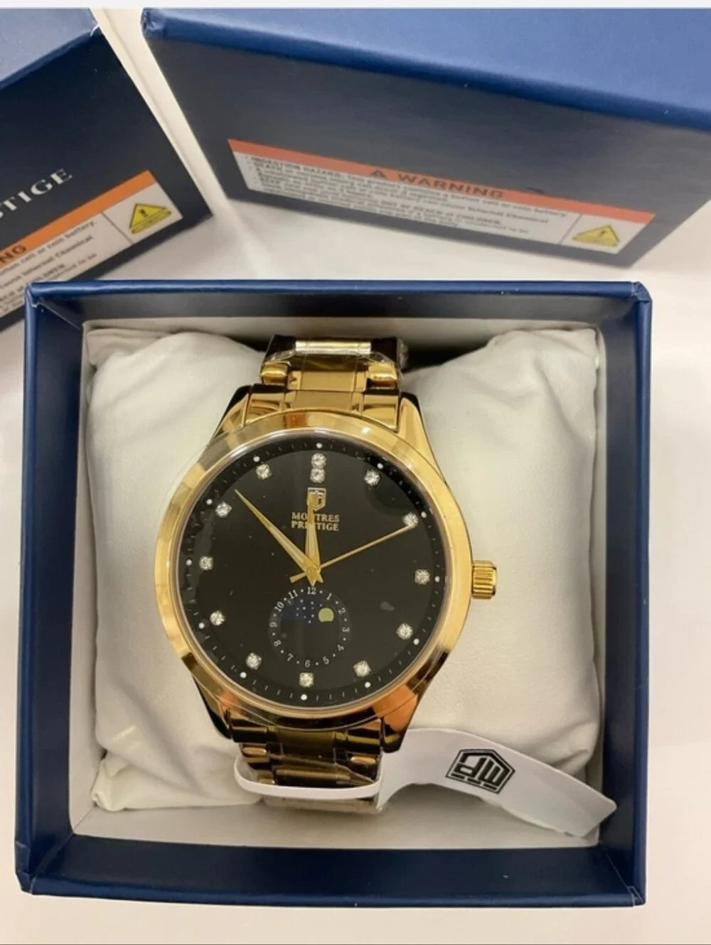 Men’s MONTRES PRESTIGE Gold-Tone watch